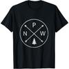 Pazifischer Nordwesten Shirt Pfeile Kiefer PNW T-Shirt