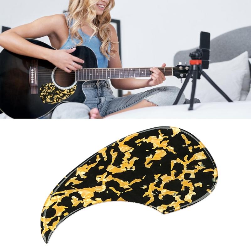 PVC Guitar Pickguard Self Adhesive Scratch Plate Acoustic Guitar AntiScratch Guard Plate Musical Instrument Accessories
