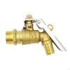 1/2 Inch Lockable Brass Faucet Replacement DN15 Tap for Outdoor, Indoor And Car