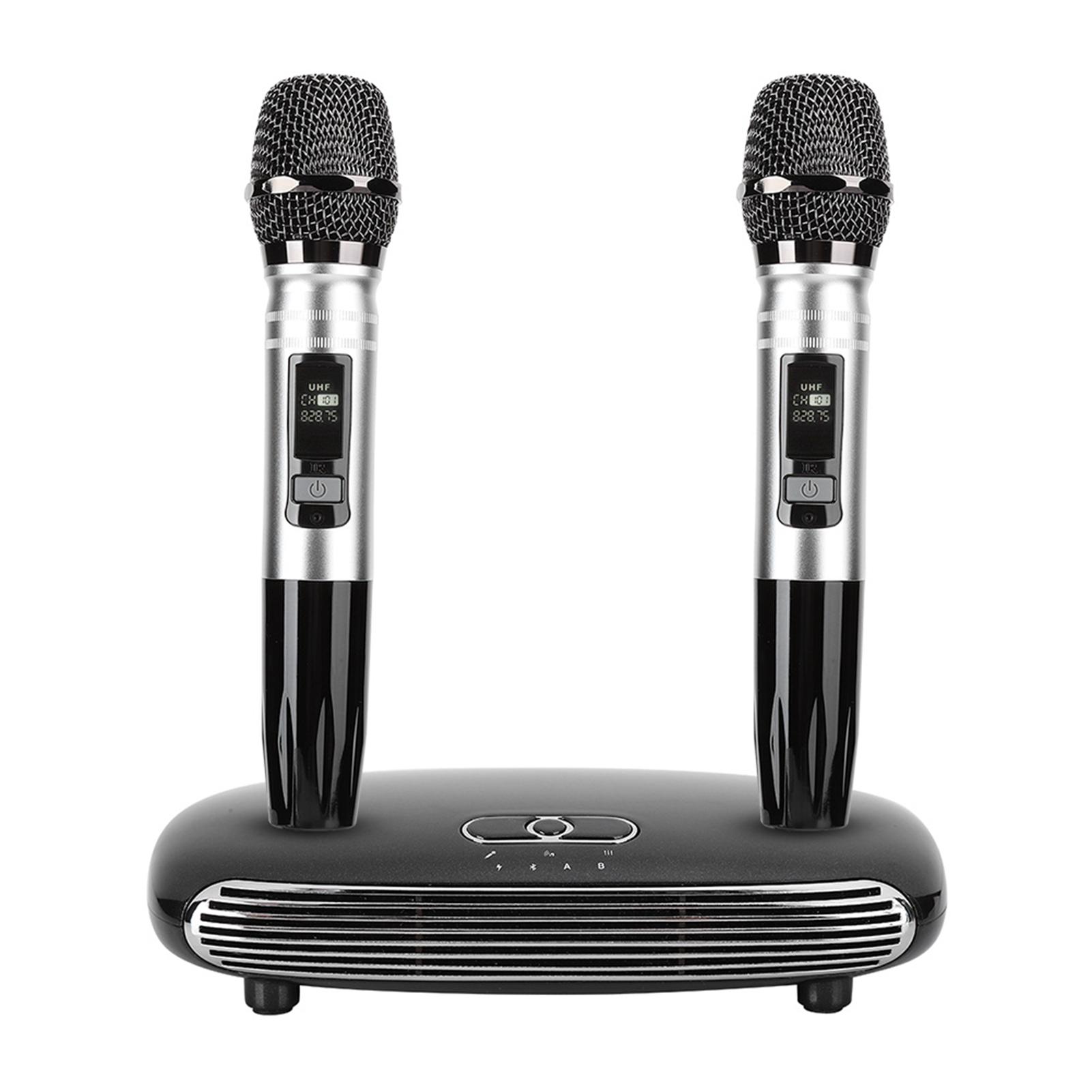 

K8 Домашний беспроводной микрофон Караоке Гостиная Телевизор Мобильный телефон Металлический микрофон Bluetooth Оптоволокно AU PLUG