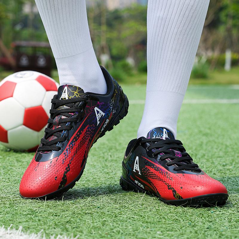 Мужские футбольные бутсы подростковые дышащие футбольные бутсы профессиональная игровая — фото 15