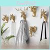 Elegant White Deer Head Wall Hook No Drill Required Strong Adhesive
