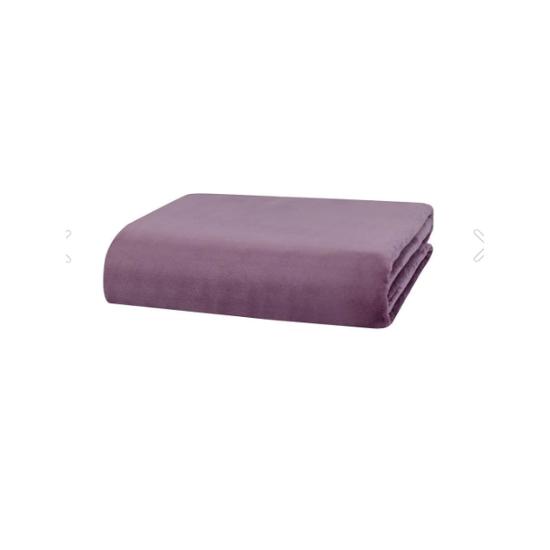 Olenna Çift Kişilik Wellsoft Battaniye - Kül Moru