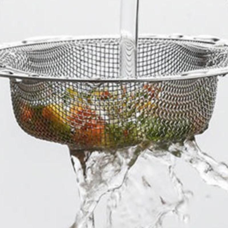 Hair Catcher Stopper Stainless Steel Bathtub Shower Drain Hole Filter Trap Metal Wire Sink Strainer Kitchen Bathroom Accessories