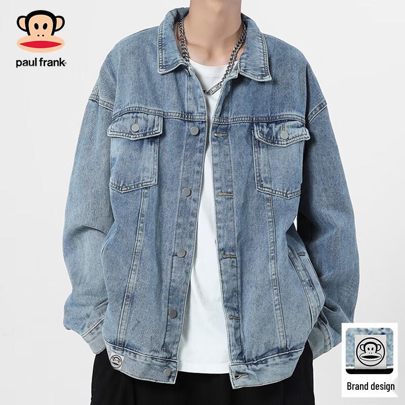 

Paul Frank Men s Loose Fit Denim Jacket XL