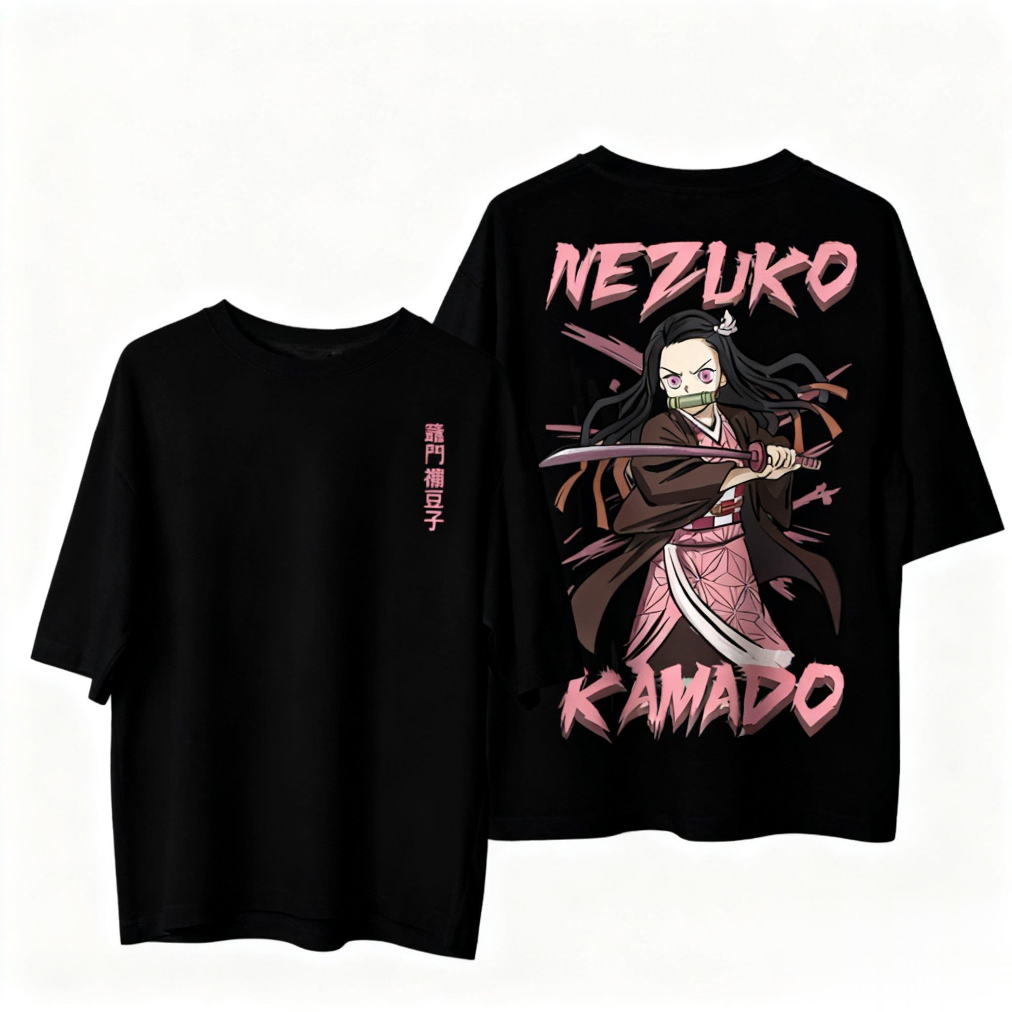 

Demo Slayer Anime Nezuko Graphic Printed Tshirt Unisexs and Womens Tshirt Unisexs Top Sports Tshirt 2026 Summer New Tee S