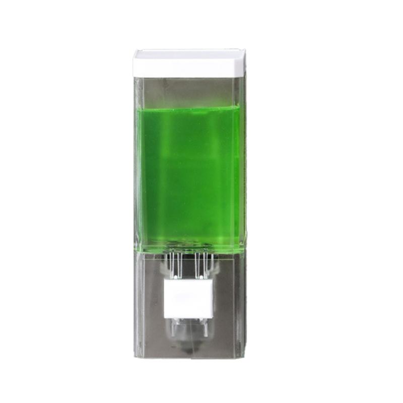 250ml Manual Soap Dispenser Transparent Wall Mounted Bathroom Sanitizer Shampoo Shower Gel Container