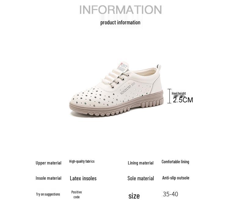 Women's Fleece-Lined White Leather Sneakers: Warm Winter Fashion - Soft Upper & Casual Style for Middle-Aged and Elderly.
