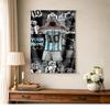 Football Messi Customize Text Tapestry Cozy Personalized Tapestry Non-Fading Color Great for Studio Apartment Four Seasons Decor