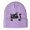 49MD Cartoon Hat Kitten Outdoor Activity School Teens Hat Multicolored Hat