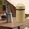 Camping Bowl Bag Waterproof Portable Divided Zippered Dishes Container Camping Travel Tableware Storage Bag For Hiking Barbecue