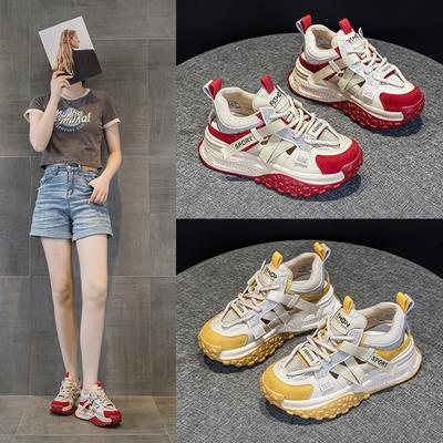 2522 Dad Shoes Women's Summer Mesh Breathable Versatile Dad Shoes Student Sports and Leisure Shoes