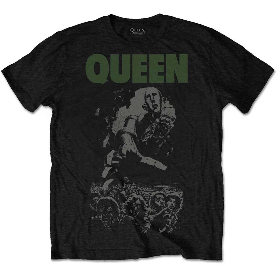 

Queen T-Shirt: News of the World 40th Full Cover OFFICIAL NEW L