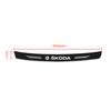 1pcs Carbon Fiber Car Trunk Rear Bumper Sticker Guard Plate Protector for Skoda Octavia Enyaq Rapid Karoq Derivati Fabia Kodiaq Kamiq Superb Yeti