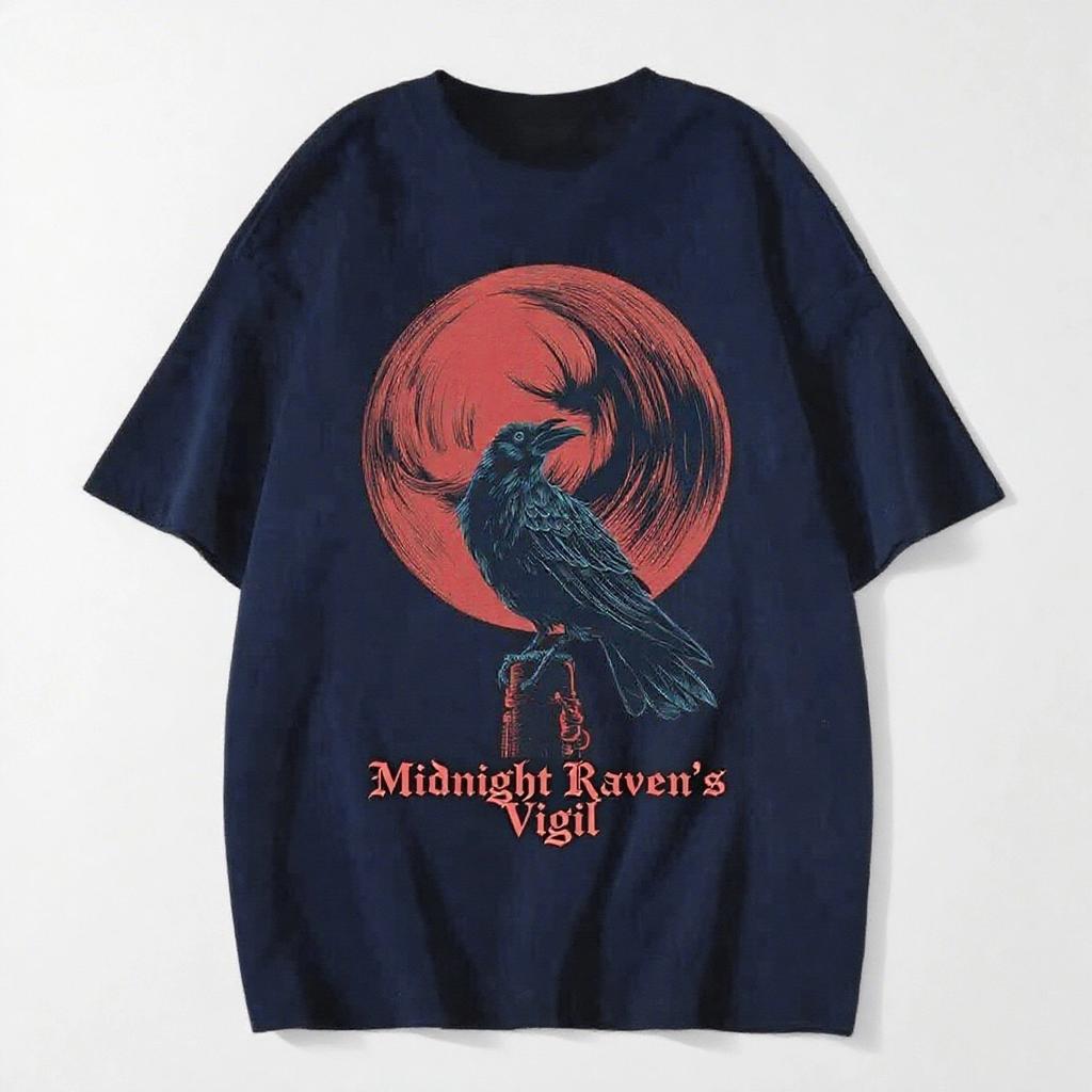 2025 Americký ďábelský styl potištěný letní ležérní módní top s krátkým rukávem kulatý výstřih bavlna chladivé prodyšné tričko