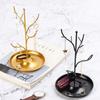 with Tray Necklace Earring Organizer Holder Tree Bracelet Rings Storage Rack  Desktop