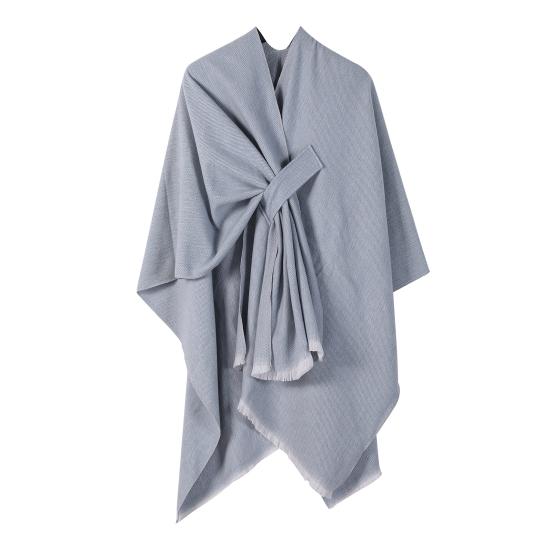 Cashmere Imitation Cloak Shawl Solid Color Windproof Soft Warm Ladies Shawl Jacket Women Autumn Winter Scarf Shawl