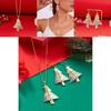Weihnachtsbaum Lange Ohrringe Anhänger Set Mit Geometrischem Legierungsdesign Für Festliche Partykleidung