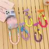 1Pc Cellphone Straps Hanging Cord Mobile Phone Lanyard Short Wrist Strap Charm Anti-lost Chain for Women Keychain