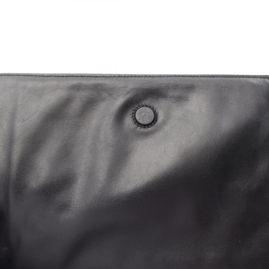 Used PRADA TORO Shoulder Bag 2VD004 Leather Black Used Mens