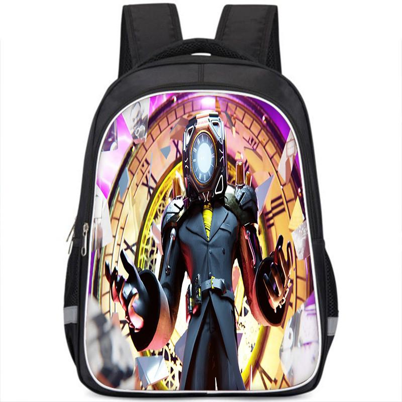 Vibrant Cartoon Character Backpack For Kids Stylish Oxford Cloth Large Capacity
