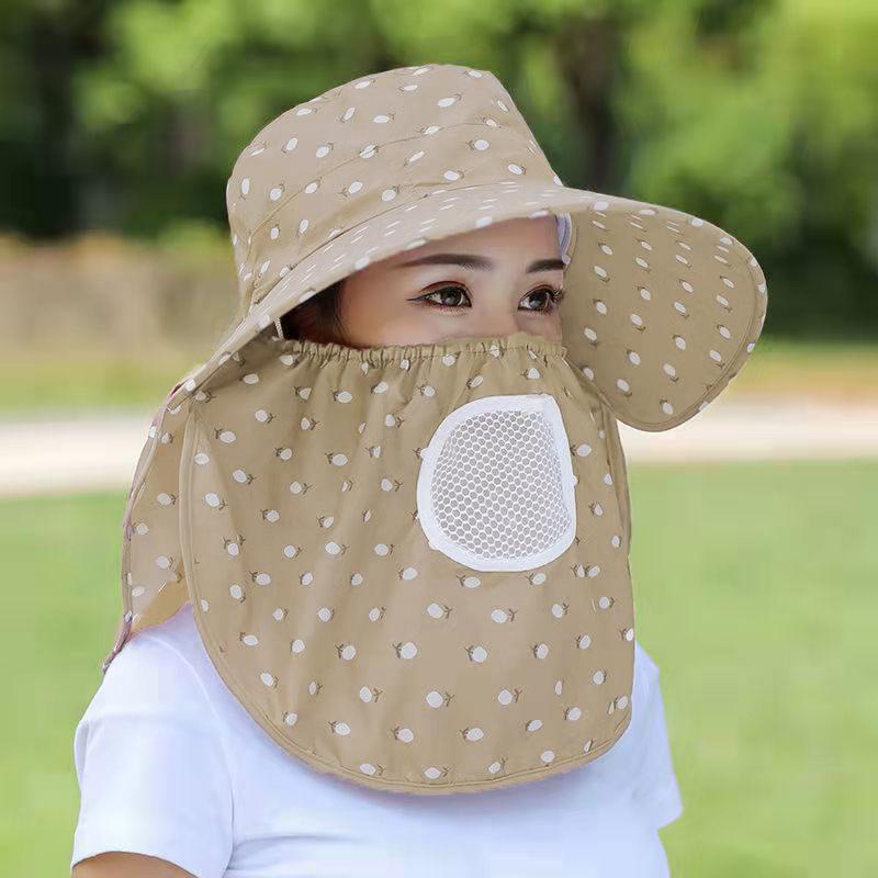 Women'S Summer Hat Cover Front Breathable And Uv Resistant Cycling Sun Hat