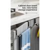 Mounted Kitchen Cabinet Towel Rack – Space Saving Dishcloth Holder ,No Drill Installation, Organizing Hand Towels and Dishcloths, Towel Racks
