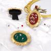 Vintage Ring Display Stand Picture Frame Shape Earring Tray Exquisite Small Size Ornament Jewelry Organizer Rack