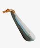 Saphir Silver Metal Shoehorn 13Cm Leather Strap Portable Mini Shoehorn