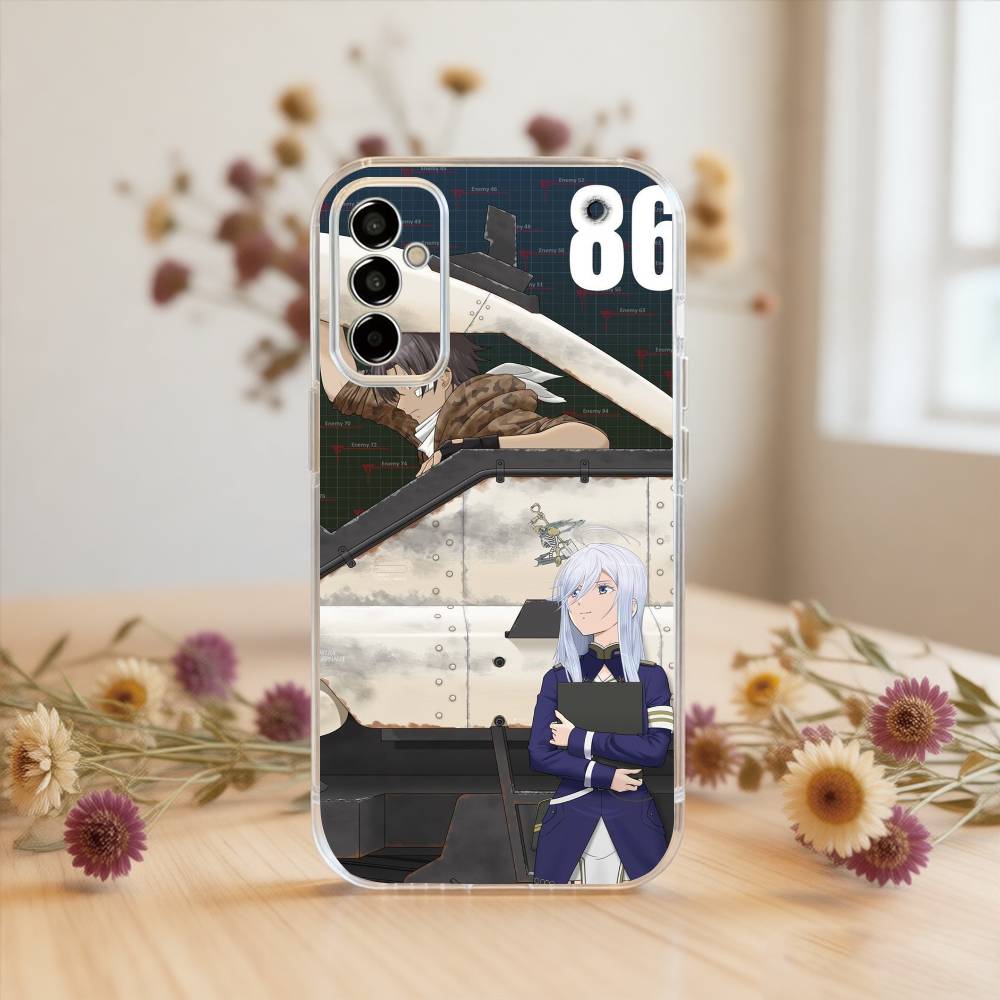 

86-Eighty Six Phone Case For SamsungA10,12,20,21S,30,31,40,50,51,52,70,71 Transparent Cover Samsung a21s