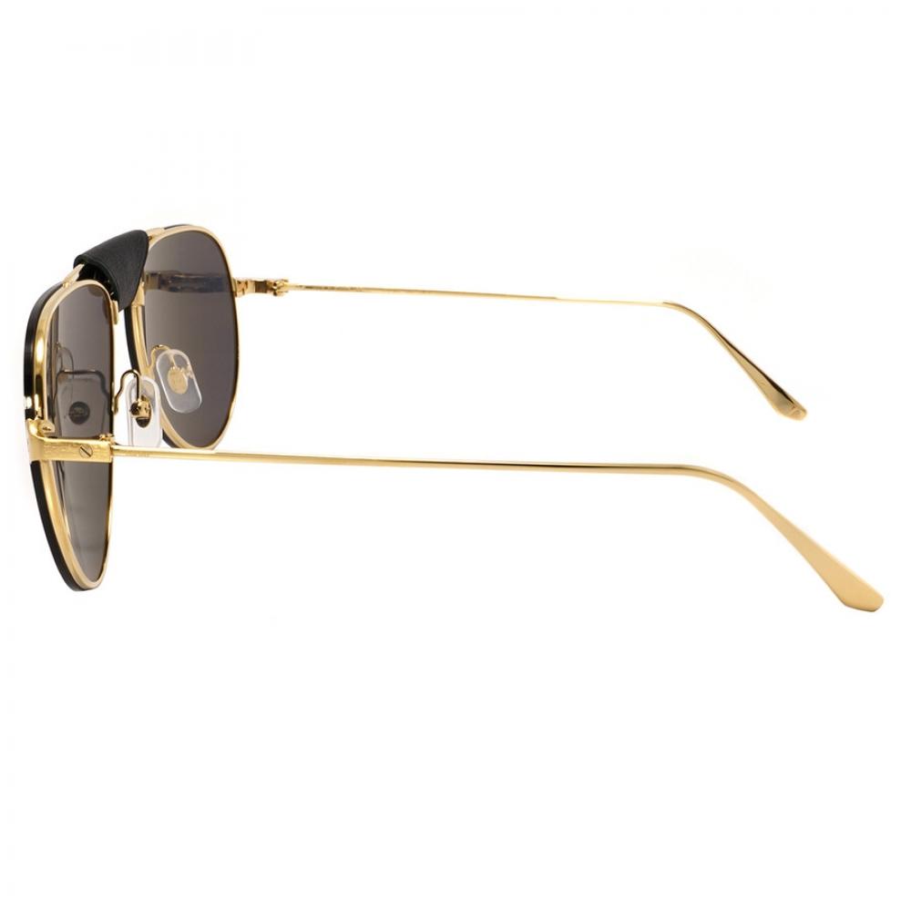 Cartier SantoS De Cartier Grey Pilot Men S SunglaSSeS ct0166S 002 60