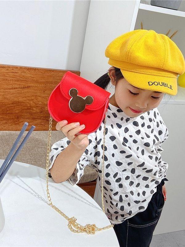 Adorable Fashionable Princess Coin Purse For Girls Breathable And Durable Pu Leather Shoulder Bag For Toddlers