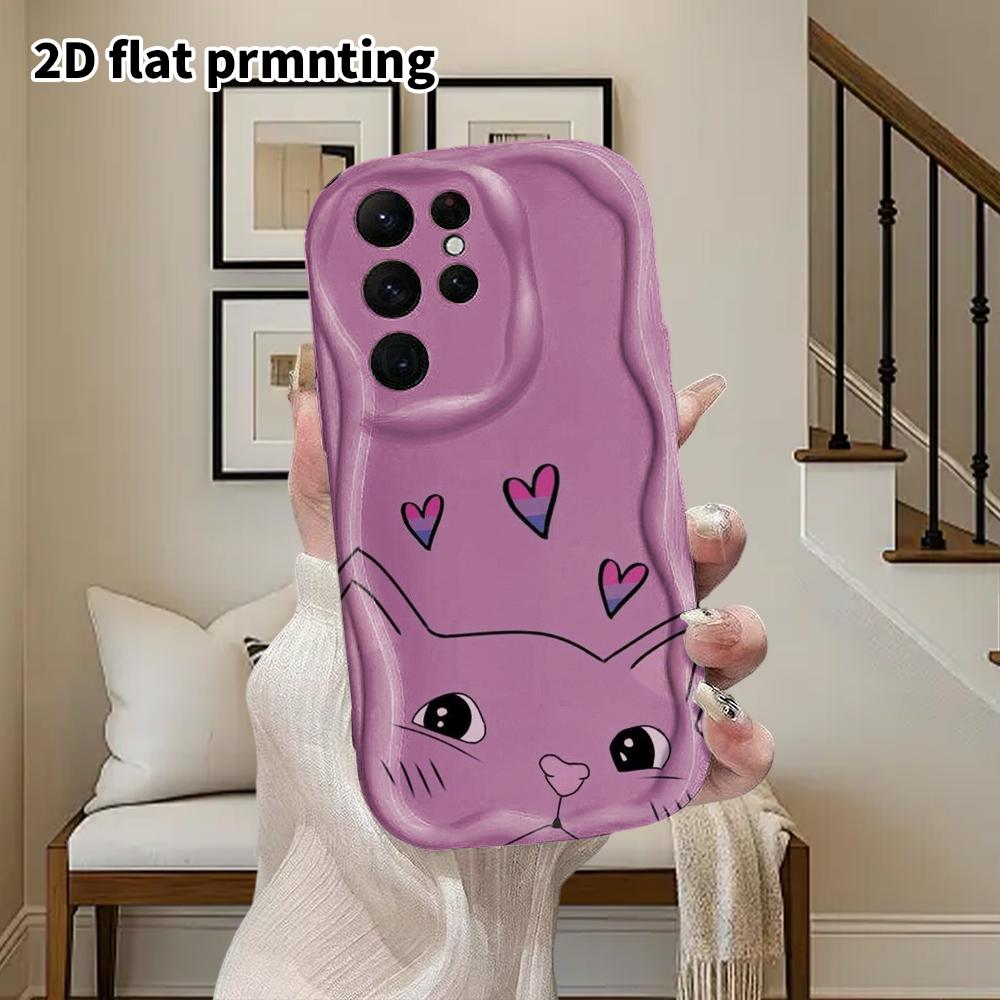 Phone Case: 2D Flat Samsung Galaxy A34 A35 M05 M06 S20 S22 S21 FE Plus 5G Protective Case, Couple Style, Cat Heart, Christmas and Halloween Gift