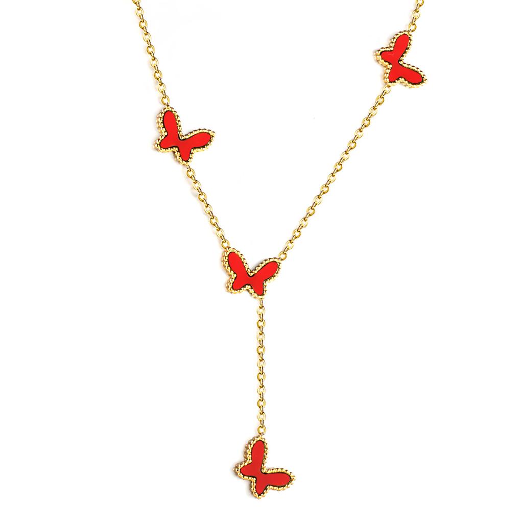 Summer Butterfly Collarbone Necklace Bracelet Jewelry Set Minimalist Dainty Women Accessories