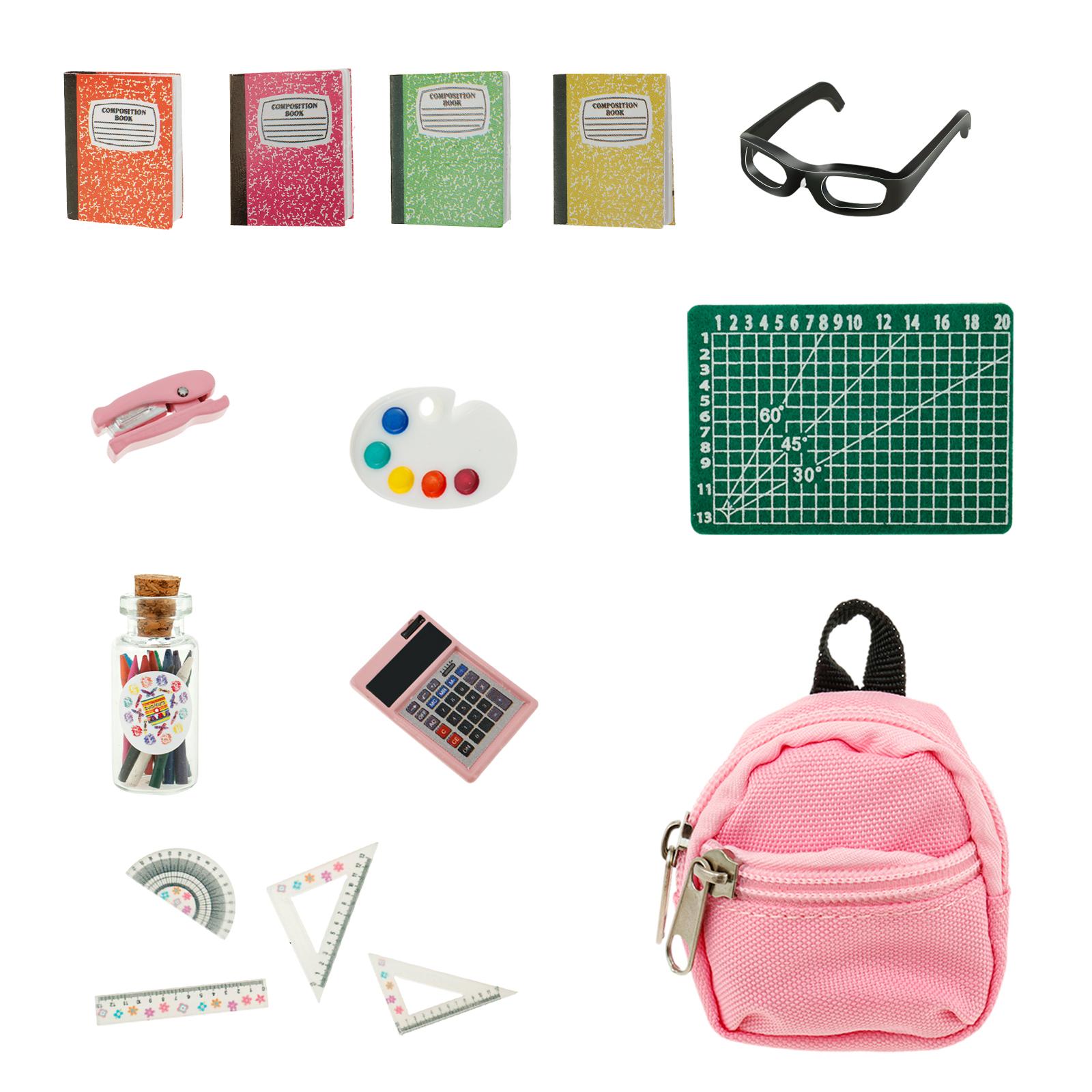 

Мини-школьные принадлежности для кукол. Креативные школьные принадлежности для кукольного домика. Миниатюрные школьные принадлежности для кукольного домика. Изысканная мини-кукла.