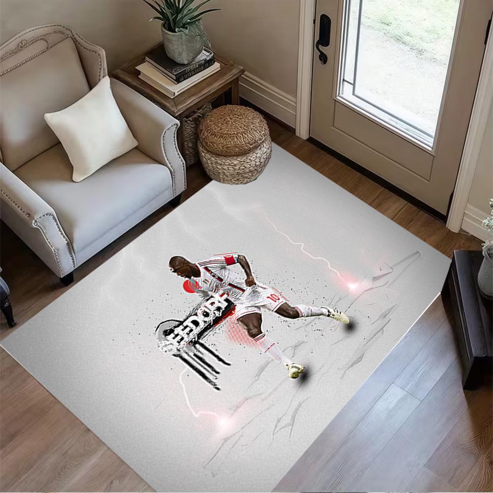 Ac Milan Celebration Floor Mat Suitable for Balcony Living Rooms Study Room Entryway Antislip Carpet Decorate Offices Gift for Festivals