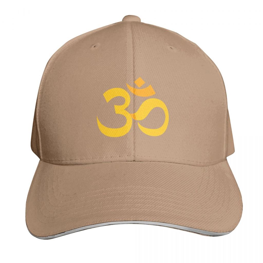 Om Sign Baseball Cap Sunscreen Beach Hat Trucker Hat Designer Cap Unisexs Tennis Womens