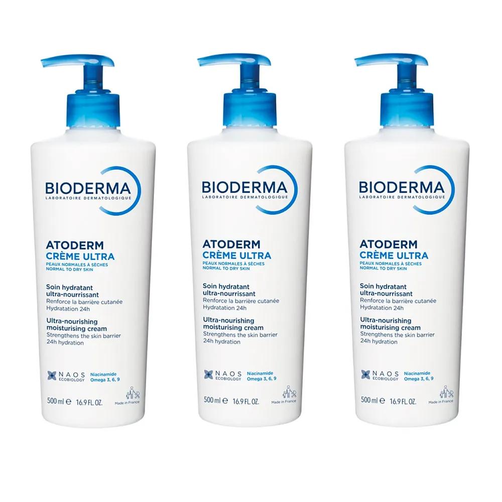Bioderma Atoderm Ultra Cream 500ml x 3 Set