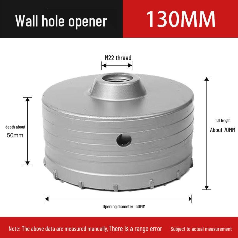 Electric Impact Drill Bit for Cement and Brick Walls - Dry Drilling Opener for Air Conditioner and Water Pipe Installations