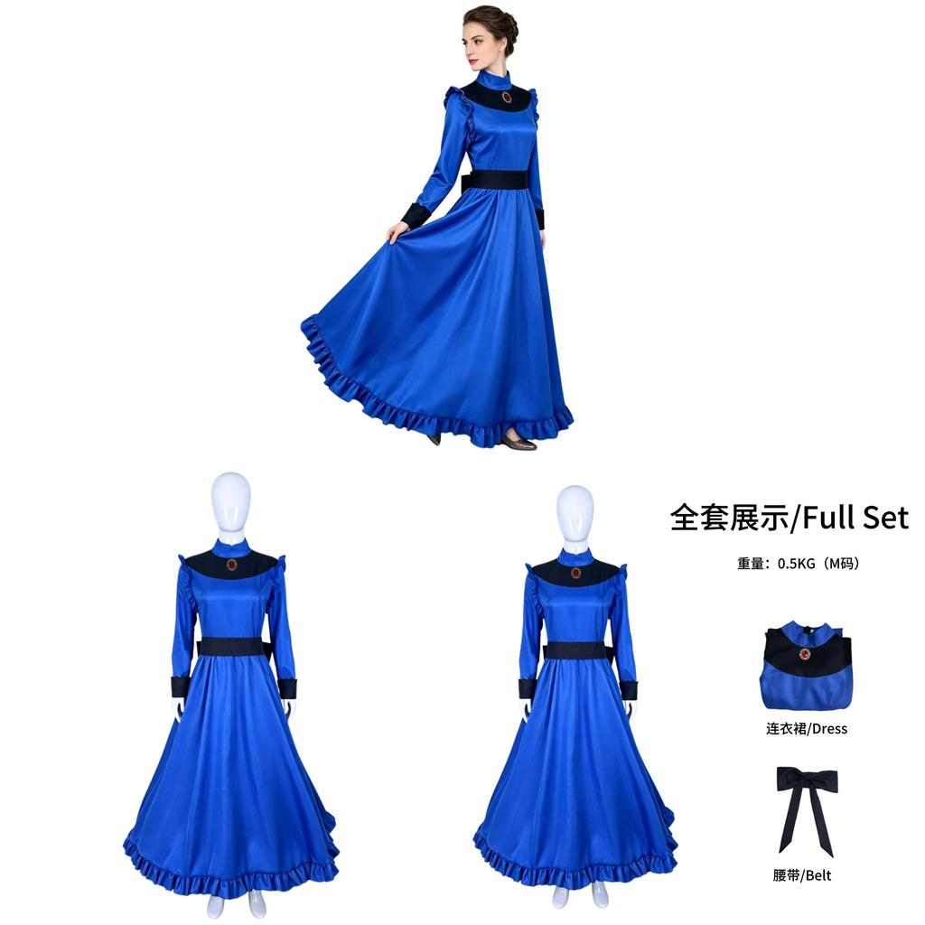 Spirited Away Yubaba Cosplay Outfit With Dress And Waist Sash For Cosplay Events And Role Playing