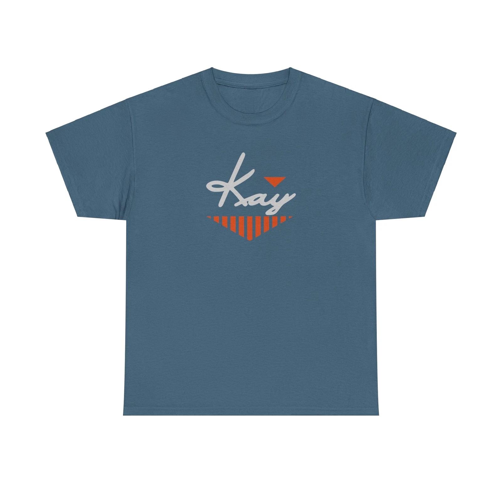 Vintage Kay Guitar Logo T-Shirt - Headstock Logo Sears Silvertone Harmony Gift S