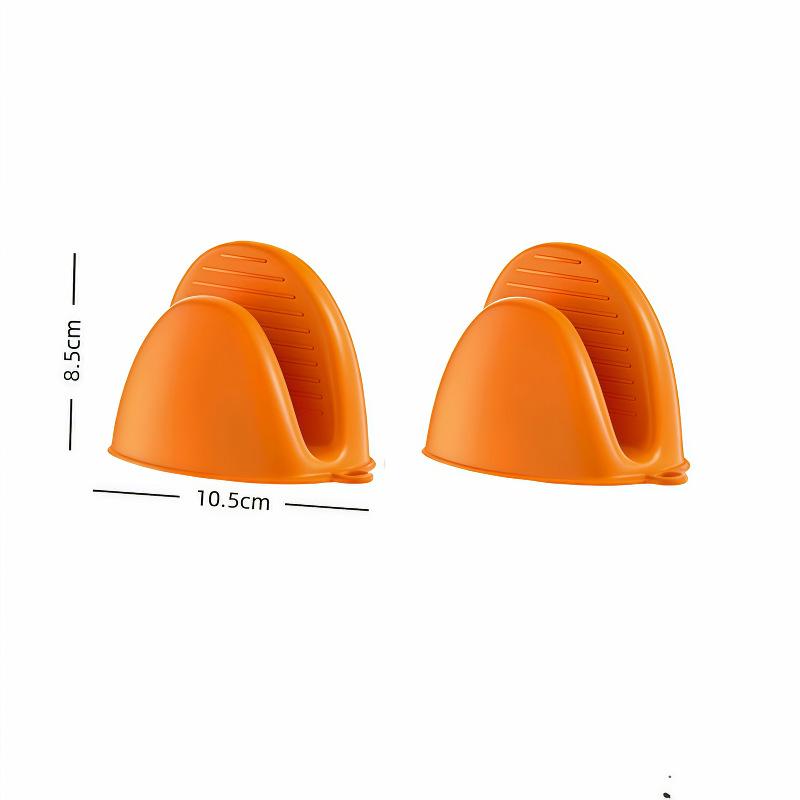 Silicone Non-Slip Anti-Scald Gripper Tongs for Kitchen Tray & Plate Lifting