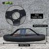 JDM Univerzální 14palcový kožený volant Modifikovaný sportovní volant pro auto Růžové prošívání