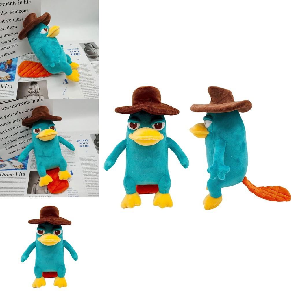 9.8in Perry das Schnabeltier Plüschpuppe Weiches Stofftier Spielzeug Kinder Weihnachtsgeschenk
