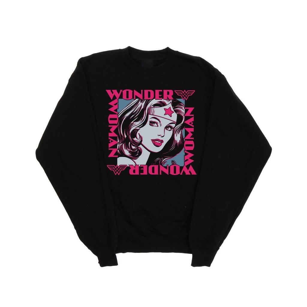 DC Comics Womens/Ladies Wonder Woman Framed Goddess Sweatshirt