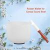 Rubber Mallet Stick Beater for Crystal Singing Bowl Professional Sound Bowl Striker with   Rubber Ring Meditation Bowl