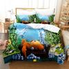 Grizzy N Lemmings 3D Nuovo Copripiumino Federa Set Biancheria da Letto Adulto Ragazzo Ragazza Decorazione Camera da Letto Bambini Singolo Matrimoniale Grande