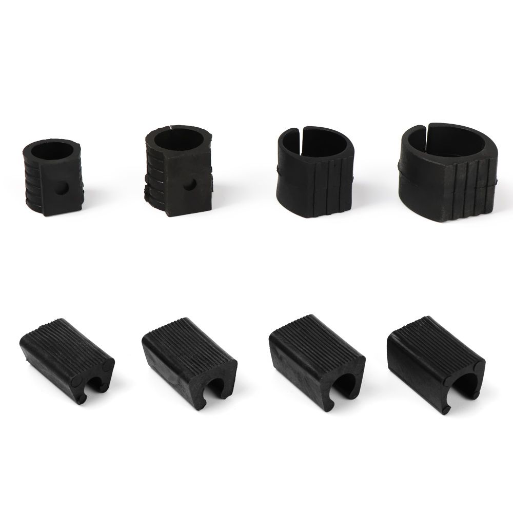 Chair Leg Pad 10pcs Durable Anti-front Tilt Floor Protector U Shaped Damper Stool Chair Leg Pad Pipe Clamp Tube Caps