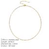 EManco 14k Gold PVD Plated Hypoallergenic Stainless Steel Heart Link Chain Necklace Jewelry Women