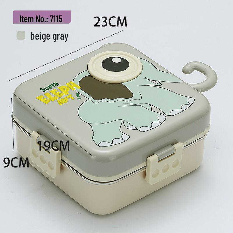 Food-Grade Animal Shape Cartoon Bento Lunch Box for Kids